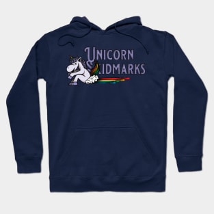 Unicorn Skidmarks Rainbow (Purple) Hoodie